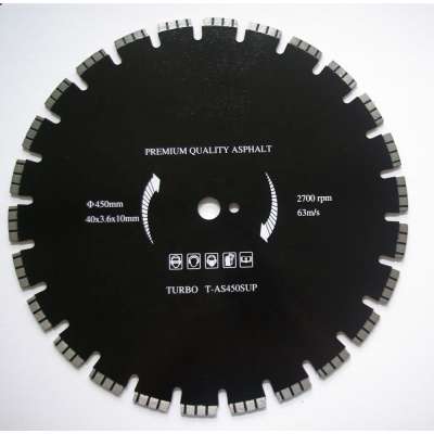 450mm asphalt diamond cutting disc for new concrete