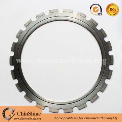 Laser welding 350mm 14" diamond ring saw blade for concrete for hand saw