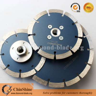 general purpose dry diamond concrete cutting disc for angle grinder with flange