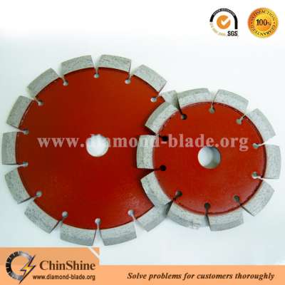 V shape crack chaser diamond blade for cutting widening wall concrete