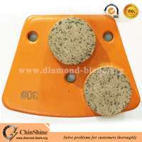 Trapezoid metal bond Innovatech diamond grinding shoe for concrete