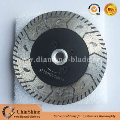 Hot-pressed durable diamond granite cutting and grinding disc wheel