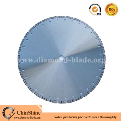 Laser welding turbo diamond saw blade for concrete cutting handheld saw