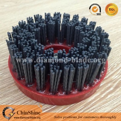 China High Quality 4 Inch Round Diamond Brush for Marble and Granite