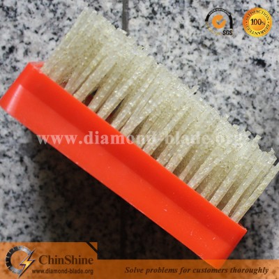 Diamond Abrasive Stone Brush for Marble with Antiqued Textured Finish