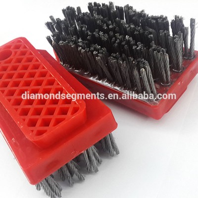 Durable Frankfurt Reinforced Antique Steel Wire Brush for Granite Marble and Stone Polishing