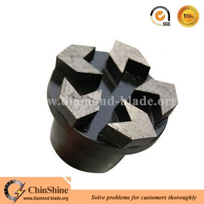 Arrow Segment Terrco Metal Diamond Floor Grinding Plugs for Concrete Floor